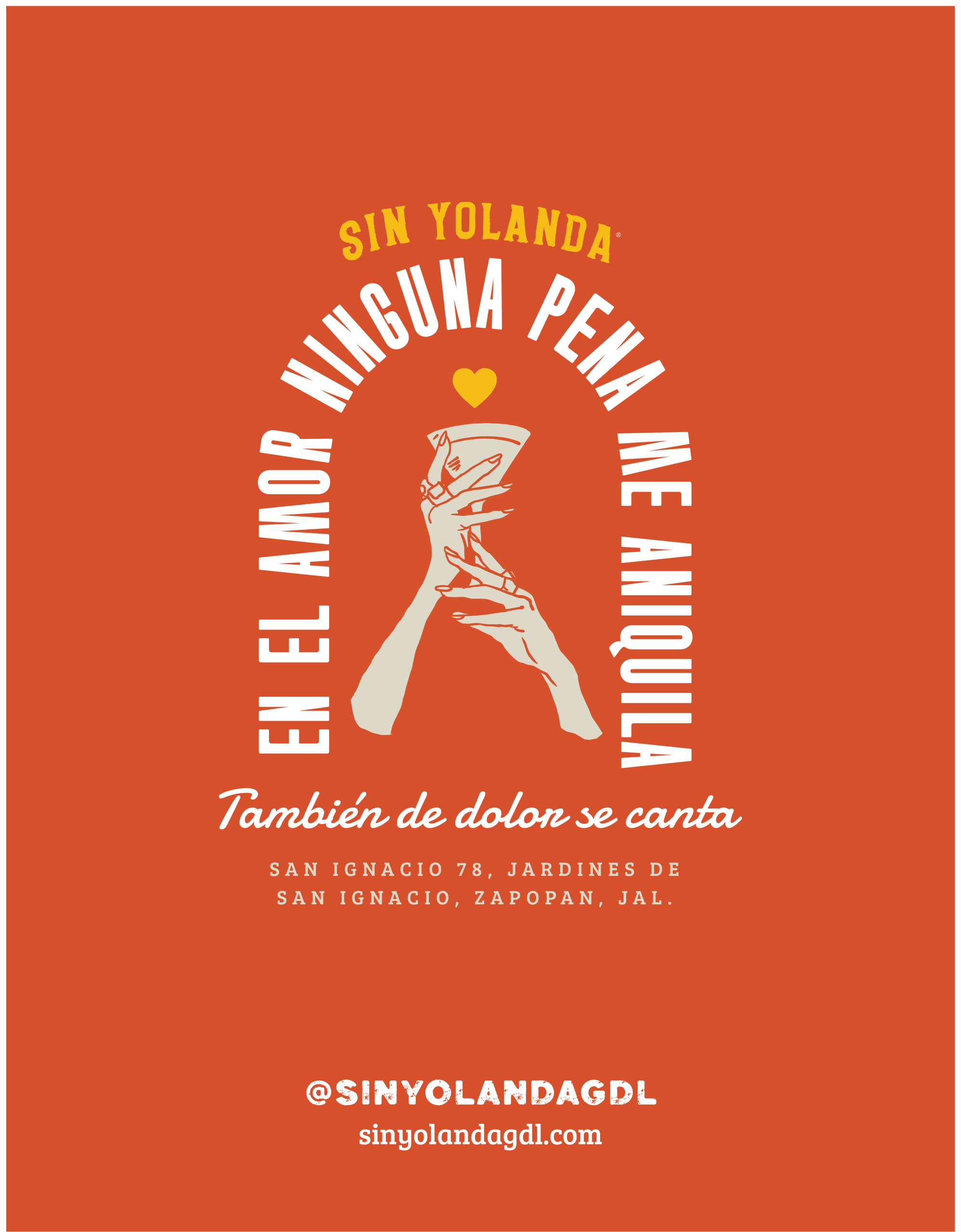 Carta de tequilas de la cantina Sin Yolanda con más de 30 marcas incluyendo Herradura, Patrón, Don Julio y 7 Leguas